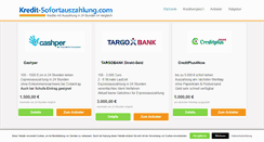 Desktop Screenshot of kredit-sofortauszahlung.com